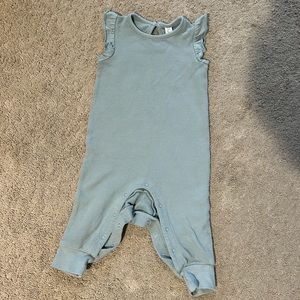 Colored Organics sleeveless romper, 6-12 M